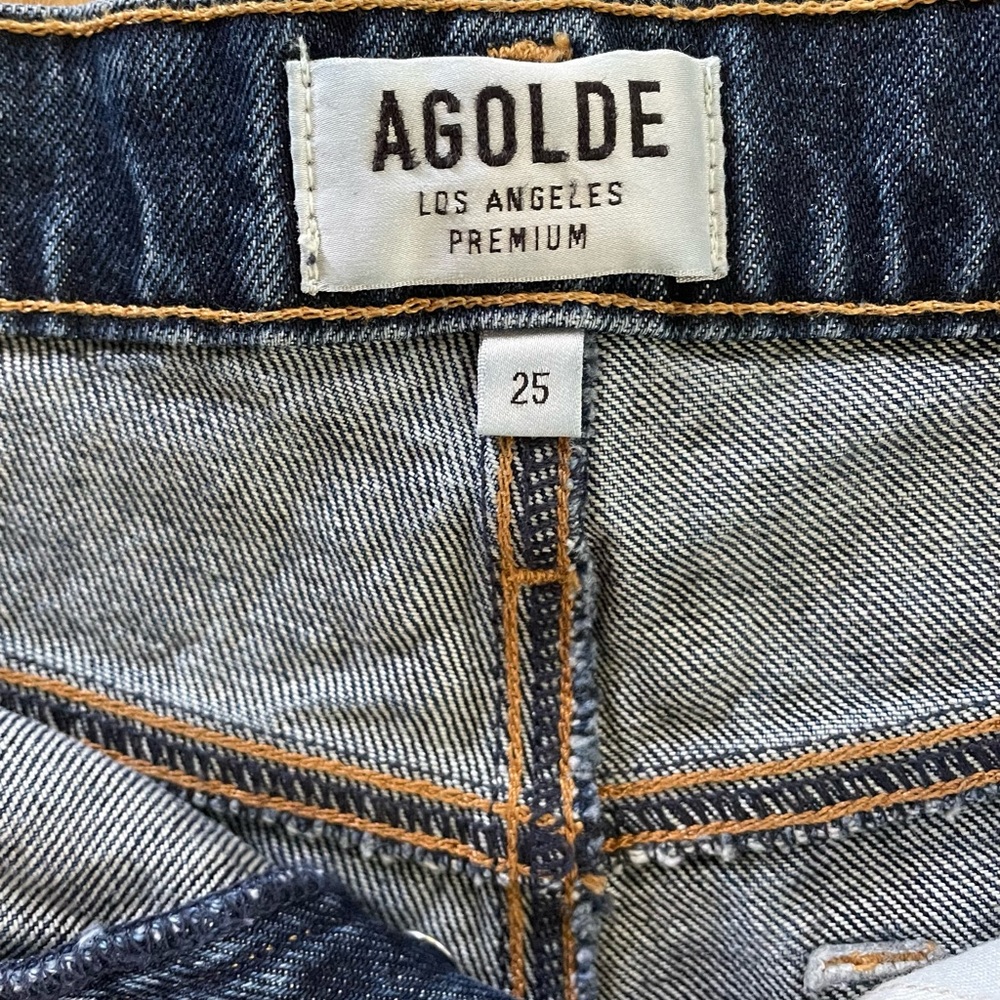 AGOLDE denim Parker shorts Size 25 - Picture 4 of 7